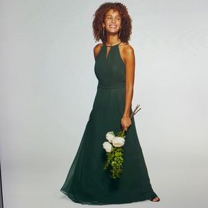 Forest Green Bridesmaid Dress